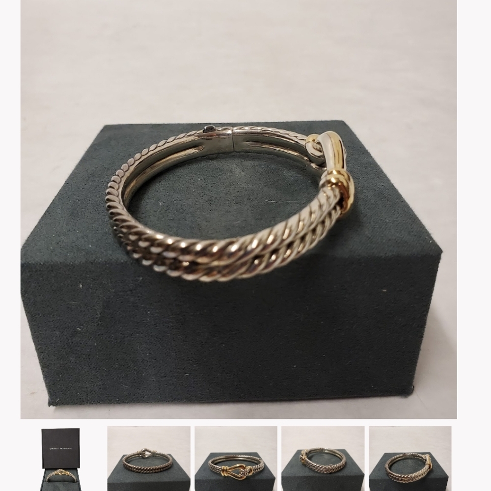 Versona Silver Gold Knot Bracelet NWOT - Picture 5 of 8